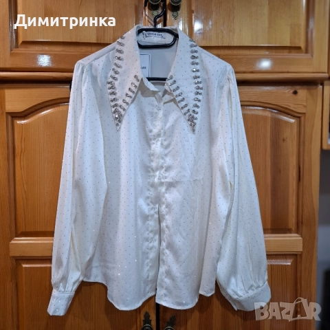 Нова дамска блуза с камъчета!