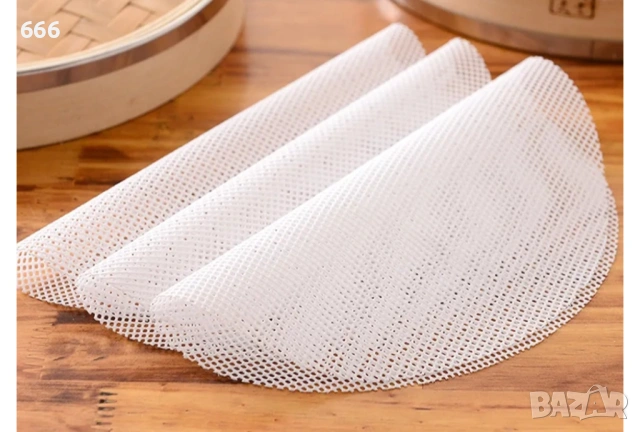 Пакет от 24 бр силиконови подложки за готвене на пара 23 см, снимка 7 - Форми - 53036944