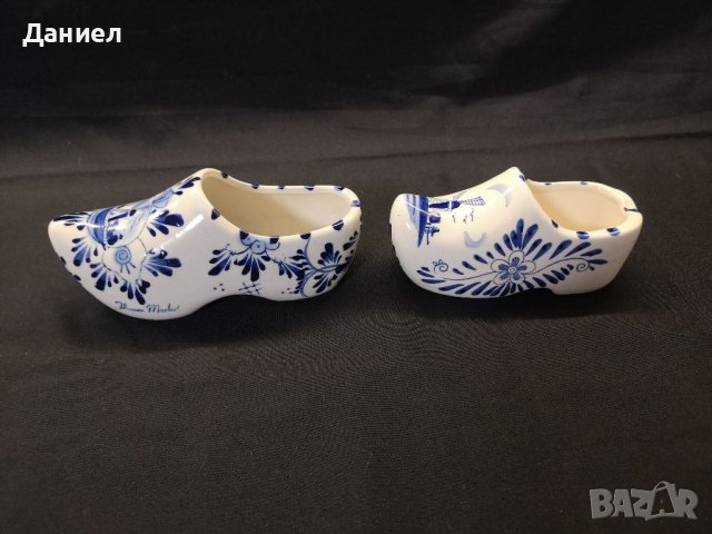Нидерландски порцеланови обувчици , снимка 2 - Антикварни и старинни предмети - 39226198