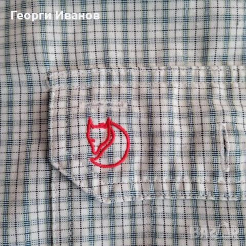 SALE!!! FJALLRAVEN L/XL ОРИГИНАЛНА туристическа риза Фялравен shirt, снимка 4 - Ризи - 53619772