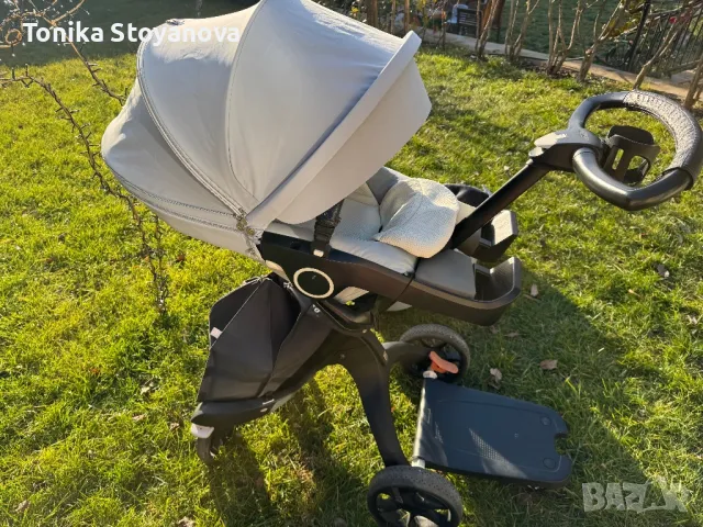 Бебешка количка STOKKE Xplory v6 limited edition - Tranquil Blue, снимка 10 - Детски колички - 48512818