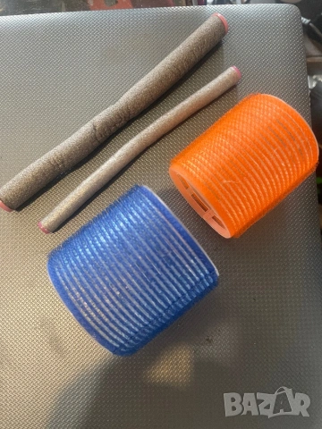 Екстеншън  естественa коса за перука  (опашка), ролки за къдрене на коса - за обем и пръчки дунапрен, снимка 6 - Аксесоари за коса - 53699285