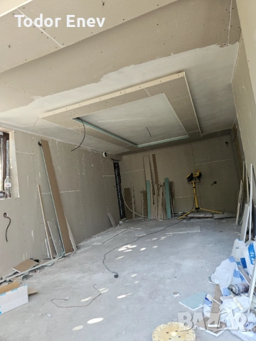 Вътрешно довършителни дейности! Монтаж на гипсокартон, снимка 14 - Ремонти на апартаменти - 30880252