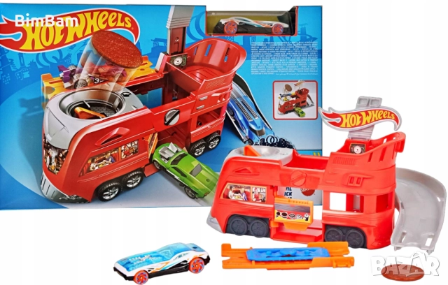 Оригинална писта за колички Hot Wheels CITY - камион ресторант Dine & Dash, снимка 2 - Коли, камиони, мотори, писти - 52509684