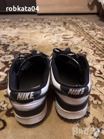 Nike Dunk Low Black/White – №44 – DD1391-100-Оригинални, снимка 4 - Маратонки - 56269457