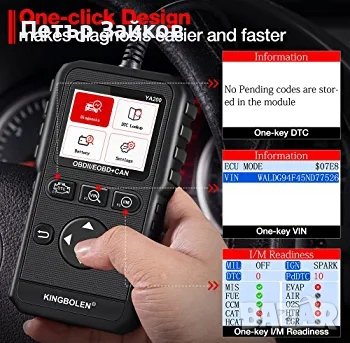 KINGBOLEN OBD2 диагностично устройство

, снимка 3 - Аксесоари и консумативи - 41484069