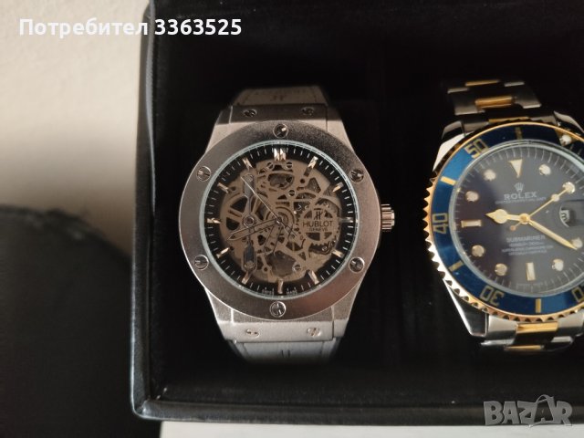 Нови мъжки часовници Rolex и Hublot , снимка 5 - Мъжки - 44237041