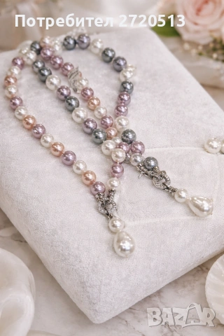 Елегантно колие с перли 