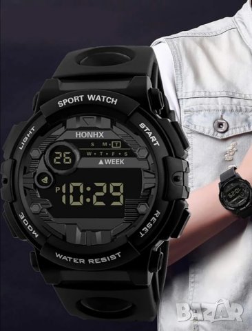Електронен стилен мъжки часовник , снимка 3 - Мъжки - 41755805