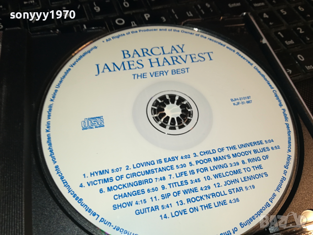 BARCLAY JAMES HARVEST CD 0803240818, снимка 6 - CD дискове - 44664759