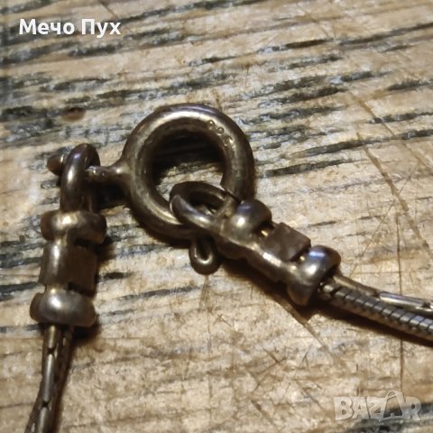 Сребърно колие (164), снимка 3 - Колиета, медальони, синджири - 41473758