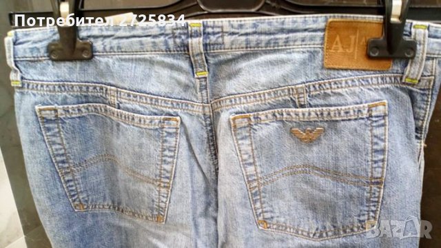 Оригинален Armani Jeans, деним, размер 33, снимка 8 - Дънки - 34187526