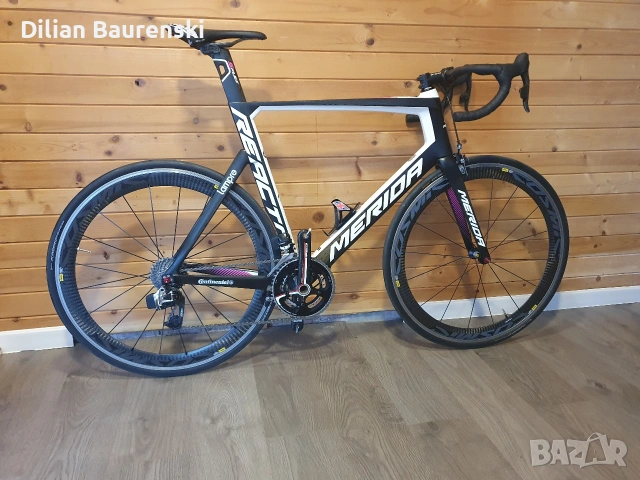 Шосеен велосипед Merida Reacto/Sram red etap, снимка 8 - Велосипеди - 53743486