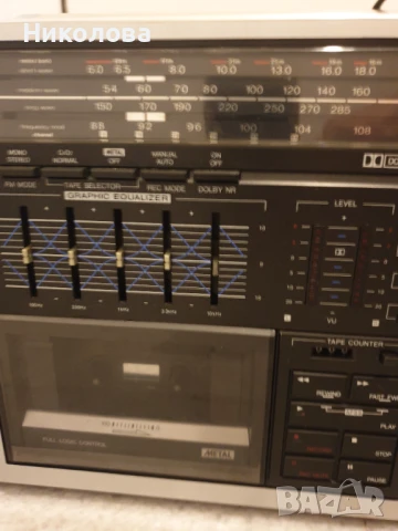 Продавам касетофон SHARP GF 9500H, за профилактика , снимка 4 - Радиокасетофони, транзистори - 51382207