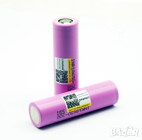 LiitoKala®™ 3.7v 30Q 30Q-N Li-Ion Батерия 18650 с Пластинка или БЕЗ 30A 3000mAh Взривозащитен Клапан, снимка 12 - Аксесоари за електронни цигари - 42533784