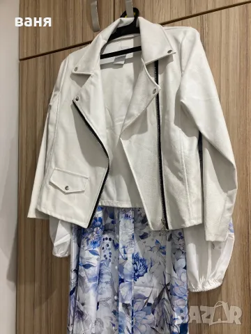 Дамско кожено яке Ново