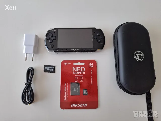 Sony PSP 3000 - Playstation Portable - качени много игри - хакната 