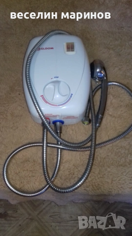 Продавам ел .бойлер за баня ЕЛДОМ 72486В  6,5 КВ.