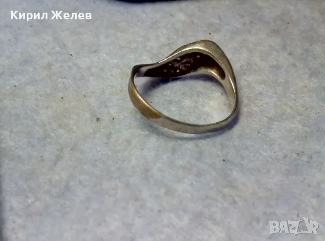 КРАСИВ СКЪПОЦЕНЕН СРЕБЪРЕН ПРЪСТЕН СРЕБРО ВИСОКА ПРОБА с ИСКРЯЩИ ФАСЕТИРАНИ ПЛАНИНСКИ КРИСТАЛИ 47968, снимка 9 - Пръстени - 49606556