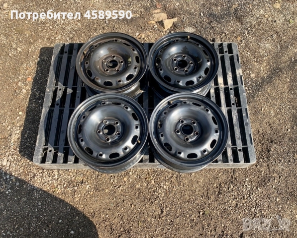 4бр.Оригинални железни джанти 14цола 5x100 за Vw,Skoda,Seat