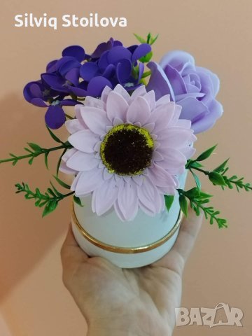 Началото на учебната година наближава🔔 Предлагам ви бюджетни букети със сапунени цветя , снимка 7 - Подаръци за жени - 41951223