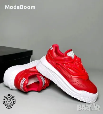 Versace червени дамски маратонки, снимка 3 - Маратонки - 48816195