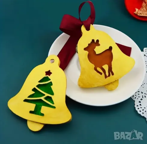 Комплект молдове 4 броя играчки за елха , снимка 6 - Форми - 50258184