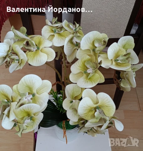 реалистични изкуствени орхидеи , снимка 5 - Изкуствени цветя - 50548080