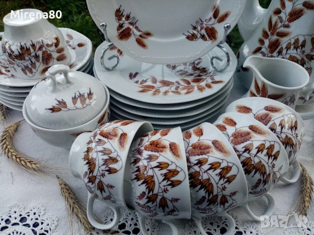* Mitterteich Bavaria * - старинен сервиз житен клас, снимка 4 - Сервизи - 41768938