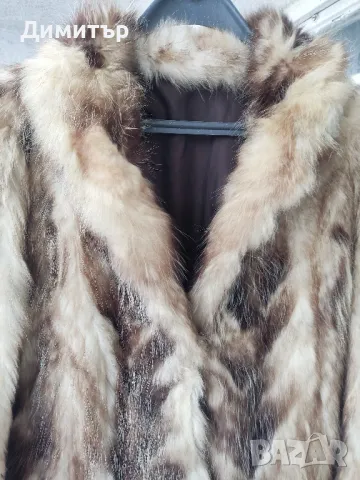 Дамско кожено палто от естествен косъм кожух естествена кожа  норка , визон ., снимка 3 - Палта, манта - 48987067
