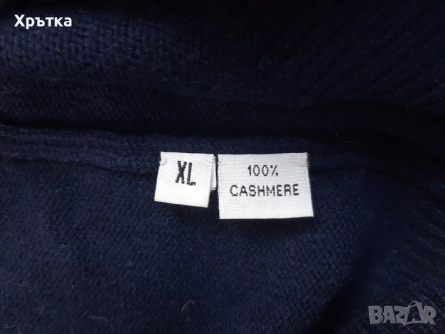 Federico Cashmere Milano - Мъжки пуловер от 100% кашмир размер XL, снимка 7 - Пуловери - 53638512