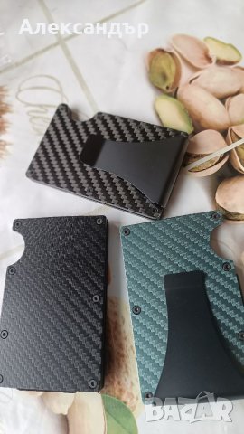 Калъф за Документи Портмоне карбон карбонови държач на карти портфейл , снимка 10 - Портфейли, портмонета - 38953391