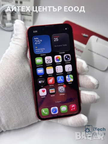 iPhone 13 mini, 128GB, Product Red, 100% батерия, КАТО НОВ, 2г. ГАРАНЦИЯ!, снимка 2 - Apple iPhone - 56005532