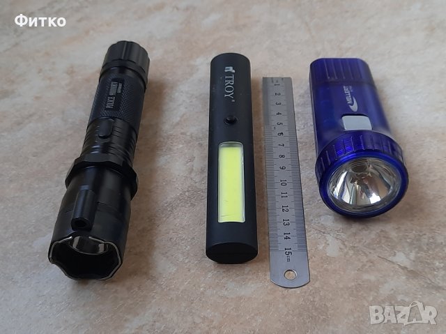 Фенерчета / Лед фенер / Електрошок , снимка 2 - Прожектори - 44404797