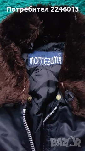 Късо яке с пухена яка, снимка 5 - Якета - 48180642