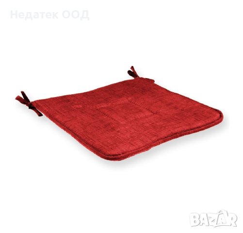 Възглавница за стол, 39x39см, Червена, снимка 2 - Възглавници - 41063221