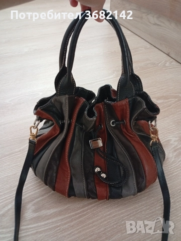 продавам дамска чанта естествена кожа 