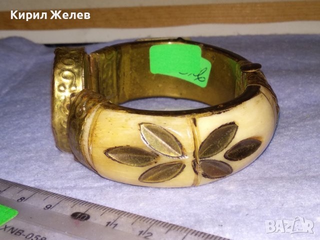 СТАРА ТИБЕТСКА БРОНЗОВА СКЪПОЦЕННА РЯДКА ГРИВНА с КАМИЛСКА КОСТ и НУЖДА от ЛЕКА РЕСТАВРАЦИЯ! 38338, снимка 12 - Антикварни и старинни предмети - 41202165