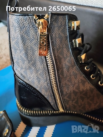 Орг.боти MICHAEL KORS естествена кожа - 36 номер!, снимка 5 - Дамски боти - 52443104