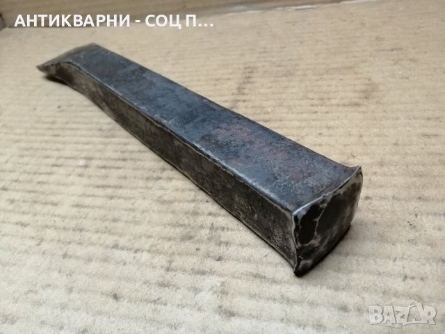 Стар Кован Клин За Цепене На Трупи / 3 кг Номер 5., снимка 3 - Антикварни и старинни предмети - 41699636