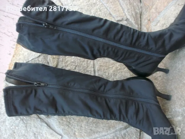 Дамски ботуши с висок ток - елегантни Nine West !, снимка 7 - Дамски ботуши - 48339131