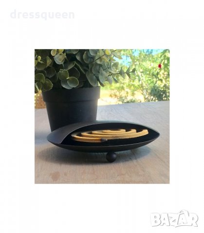 1189394 МЕТАЛНА ПОСТАВКА ЗА СПИРАЛИ ПРОТИВ КОМАРИ, снимка 3 - Други стоки за дома - 34248369