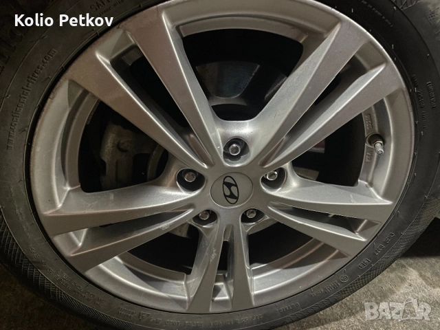 Оригинални джанти 17” Hyundai + зимни гуми Continental + TPMS