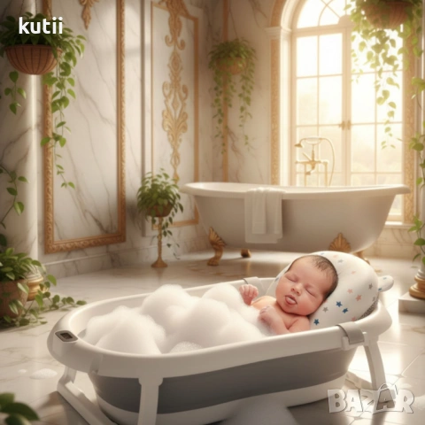 🔥 ПРОДАВАМ СГЪВАЕМА БЕБЕШКА ВАНА С ТЕРМОМЕТЪР🔥 💥 ПРОМО Цена: 28.99 €💥💥