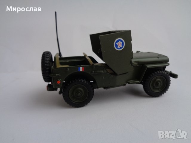  VICTORIA 1/43 JEEP WILLYS ИГРАЧКА КОЛИЧКА ВОЕНЕН МОДЕЛ ДЖИП, снимка 4 - Колекции - 44349883