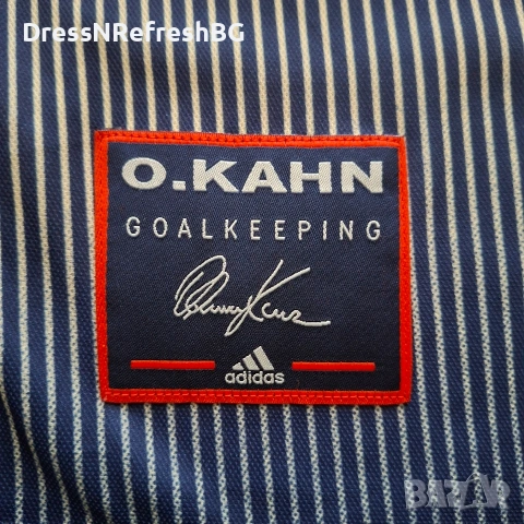 Adidas винтидж вратарска блуза Oliver Kahn Bayern Munich, снимка 7 - Блузи - 53766343