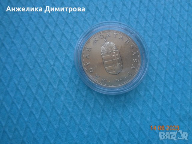 100 ФОРИНТ  отлични 1994г -едра монета , снимка 2 - Нумизматика и бонистика - 41863160