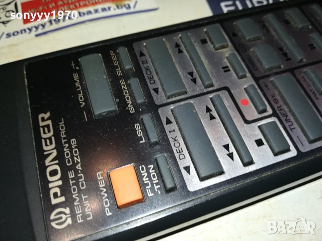 PIONEER CU-AZ019 AUDIO REMOTE-ВНОС SWISS 2606231713, снимка 7 - Ресийвъри, усилватели, смесителни пултове - 41361730
