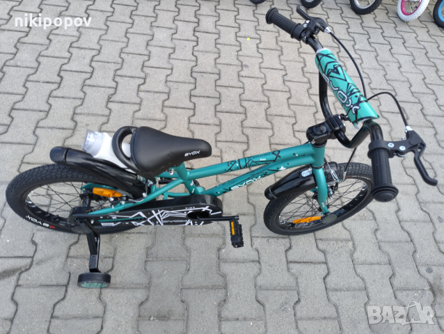 BYOX Велосипед 18" PIXY зелен, снимка 3 - Велосипеди - 44806351