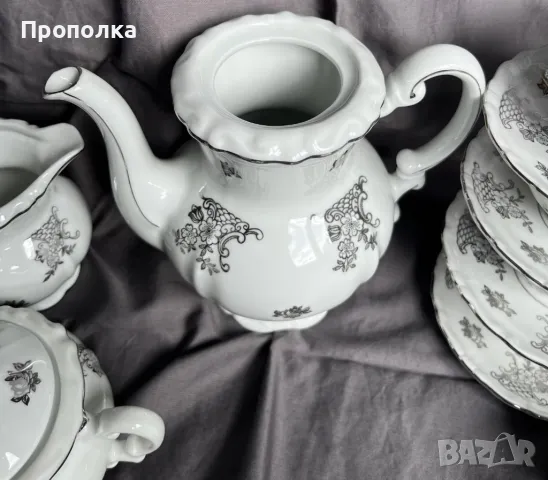 Сервиз за кафе -съвършено, изискано и красиво, снимка 4 - Сервизи - 50131605